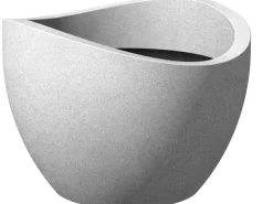 Scheurich Pflanzgefäß Wave Globe Ø 40 cm Stony-Grey