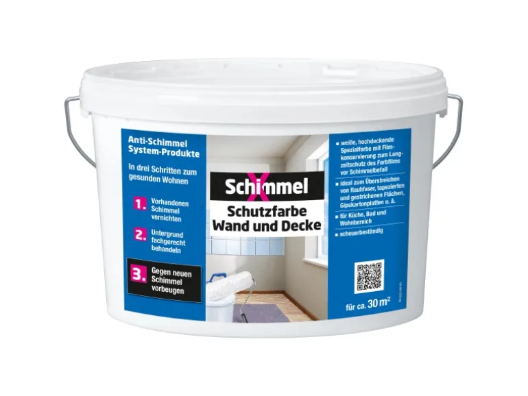 SchimmelX Schutzfarbe Wand und Decke 5 l