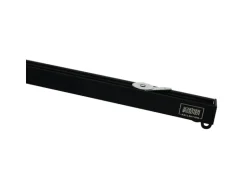 Schöner Wohnen Aluminium-Vorhangschienenset Emilia 1-läufig 230 cm Schwarz-Matt