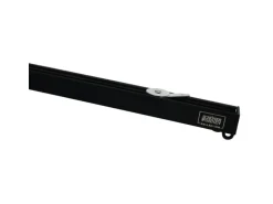 Schöner Wohnen Aluminium-Vorhangschienenset Emilia 1-läufig 200 cm Schwarz-Matt