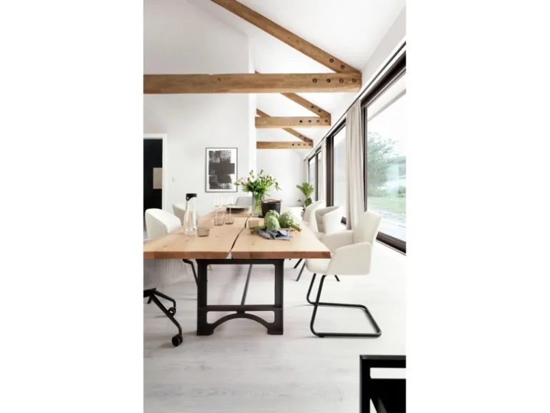 Schöner Wohnen Aluminium-Vorhangschienenset Emilia 1-läufig 200 cm Schwarz-Matt