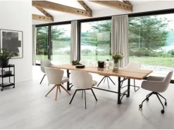 Schöner Wohnen Aluminium-Vorhangschienenset Emilia 1-läufig 200 cm Schwarz-Matt