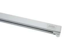 Schöner Wohnen Aluminium-Vorhangschienenset Emilia 1-läufig 230 cm Weiß-Matt