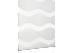 Schöner Wohnen Doppelrollo Tilda Welle 100 cm x 150 cm Weiß