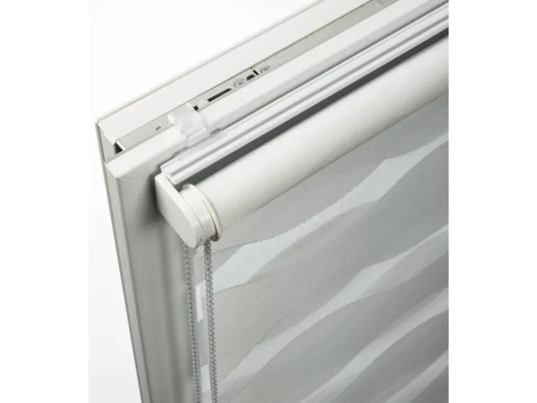 Schöner Wohnen Doppelrollo Tilda Welle 60 cm x 150 cm Weiß