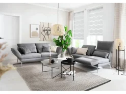 Schöner Wohnen Doppelrollo Tilda Welle 80 cm x 210 cm Weiß