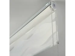 Schöner Wohnen Doppelrollo Tilda Welle 80 cm x 210 cm Weiß