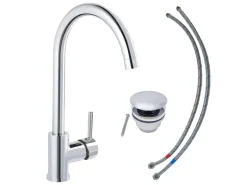 Schöner Wohnen Hohe Waschtischarmatur Cantis Wassersparend Chrom