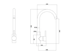 Schöner Wohnen Hohe Waschtischarmatur Cantis Wassersparend Chrom