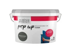 Schöner Wohnen pep up Renovierfarbe für Fliesen Graphitgrau 1 l