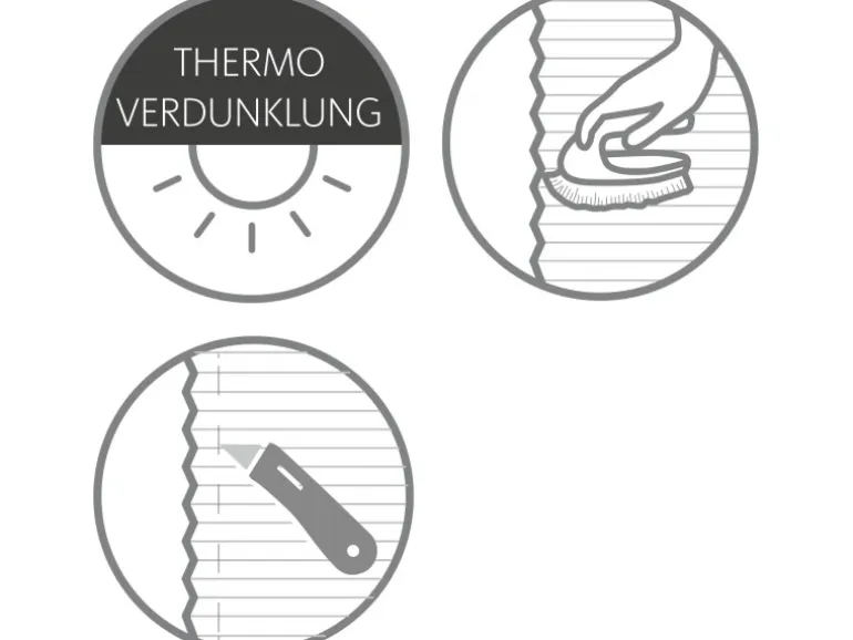 Schöner Wohnen Thermo-Plissee Ella 120 cm x 130 cm Weiß