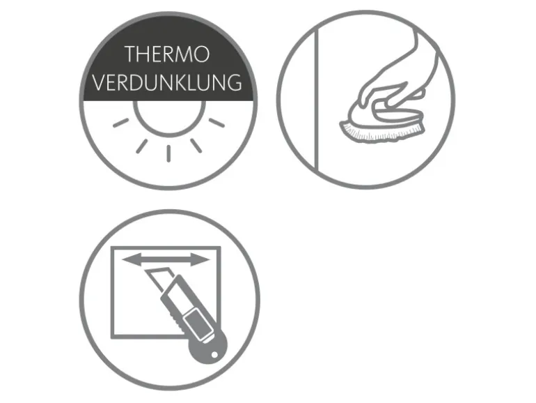 Schöner Wohnen Thermo-Rollo Martha 75 cm x 150 cm Hellgrau