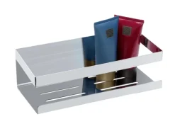 Schöner Wohnen Wandablage Meleto Glänzend aus Edelstahl