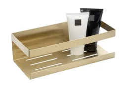 Schöner Wohnen Wandablage Meleto Gold aus Edelstahl