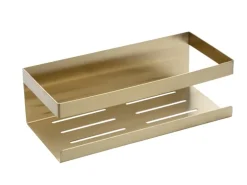 Schöner Wohnen Wandablage Meleto Gold aus Edelstahl