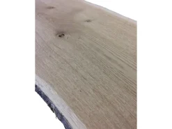 Schnittholz mit Baumkante XL Eiche 120 cm x 15 cm x 2,2 cm