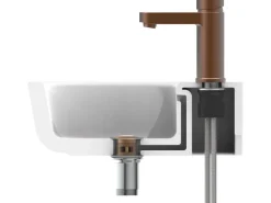 Schütte Waschtischarmatur Elephant Kupfer