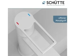 Schütte Waschtischarmatur Manhattan Weiß Matt