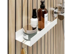 Schulte Duschablage zum Kleben Mattweiß Größe S