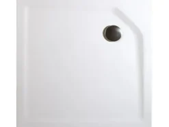 Schulte Duschwannen-Set Extraflach Quadrat 100 cm x 100 cm Alpinweiß