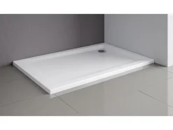 Schulte Duschwannen-Set ExpressPlus Extraflach Rechteck 90 cm x 75 cm Alpinweiß