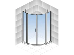 Schulte ExpressPlus Runddusche AlexaStyle2.0 inkl. Duschwanne 90x90cm