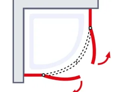 Schulte ExpressPlus Runddusche AlexaStyle2.0 inkl. Duschwanne 90x90cm