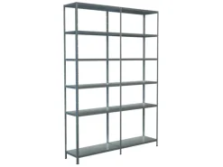 Schulte Steck-Grund-/Anbauregal 230 cm x 160 cm x 35 cm Verzinkt