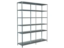 Schulte Steck-Grund-/Anbauregal 230 cm x 180 cm x 50 cm Verzinkt