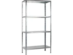 Schulte Steck-Grundregal 180 cm x 100 cm x 40 cm Verzinkt