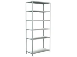 Schulte Steck-Grundregal 230 cm x 100 cm x 50 cm Weiß