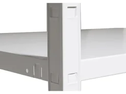 Schulte Steck-Grundregal 190 cm x 100 cm x 40 cm Weiß