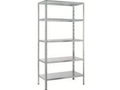 Schulte Steck-Grundregal 160 cm x 75 cm x 30 cm Verzinkt