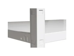 Schulte Steck-Grundregal 200 cm x 100 cm x 50 cm Weiß