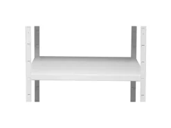 Schulte Steck-Grundregal 200 cm x 100 cm x 50 cm Weiß