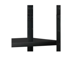 Schulte Steck-Grundregal 180 cm x 80 cm x 40 cm Schwarz