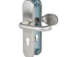 Sicherheitsbeschlag "Toronto-LS" Wohnungseingangstüren Edelstahl Satiniert