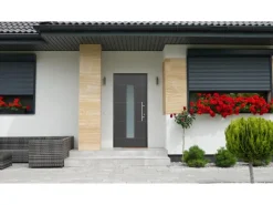 Sicherheits-Haustür Moderno Premium RC3M350 Aluminium 110 cm x 210 cm DIN Rechts