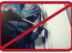 Sicherheits-Haustür Moderno Premium RC3M350 Aluminium 110 cm x 210 cm DIN Rechts