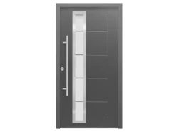 Sicherheits-Haustür ThermoSpace Prime Paris RC2 Anthr.110 x 210 cm Anschlag L