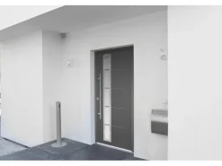 Sicherheits-Haustür ThermoSpace Prime Paris RC2 Anthr. 100 x 210 cm Anschlag L