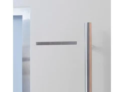 Sicherheits-Haustür ThermoSpace Milano Prime RC2 Weiß 110 x 210 cm Anschlag L