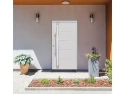 Sicherheits-Haustür ThermoSpace Prime Neapel RC2 Komfort Weiß 100 x 210 cm L