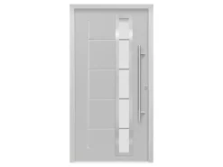 Sicherheits-Haustür ThermoSpace Prime Paris RC2 Grau 110 x 210 cm Anschlag R