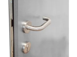 Sicherheits-Haustür ThermoSpace Prime Paris RC2 Grau 110 x 210 cm Anschlag R