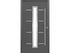 Sicherheits-Haustür ThermoSpace Milano Prime RC2 Anthr. 110 x 210 cm Anschlag R