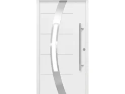 Sicherheits-Haustür ThermoSpace Prime Prag RC2 Weiß 110 x 210 cm Anschlag R