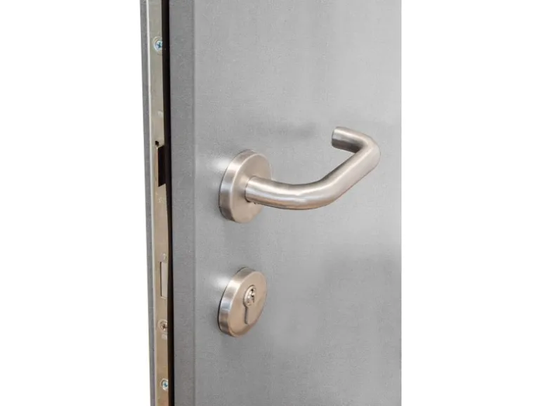 Sicherheits-Haustür ThermoSpace Milano Prime RC2 Komfort Grau 110 x 210 cm R