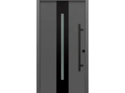 Sicherheits-Haustür ThermoSpace Prime Dublin RC2 Anthr.-Schwarz 110 x 210 cm R