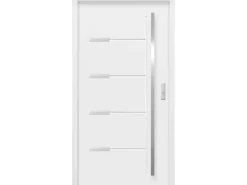 Sicherheits-Haustür ThermoSpace Oslo Prime RC2 Weiß 110 x 210 cm Anschlag R